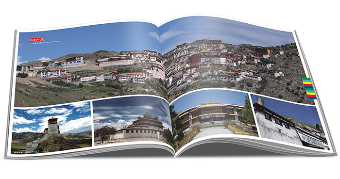 最美西藏画册内页设计2