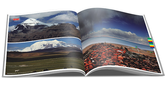 最美西藏画册内页设计7